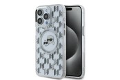Mobiel - Covers & Cases - Karl Lagerfeld IML Monogram Karl & Choupette Head MagSafe Case for iPhone 15 Pro Max - Clear - 3666339285333