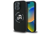 Mobiel - Covers & Cases - Karl Lagerfeld KLHMP16XSKCHTCK iPhone 16 Pro Max 6.9" black/black hardcase Silicone Karl&Choupette Heads MagSafe - 3666339343408