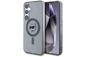 Mobiel - Covers & Cases - Karl Lagerfeld Button Choupette Head Printed Logo MagSafe Samsung Galaxy S25 case black - 3666339449926
