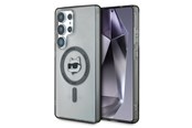 Mobiel - Covers & Cases - Karl Lagerfeld Button Choupette Head Printed Logo MagSafe Samsung Galaxy S25 Ultra case black - 3666339449940
