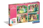 Puzzels - Clementoni Puzzle 4in1 Disney Princess (12 16 20 24 pieces) 2D Puzzels - 21746