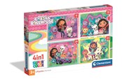 Puzzels - Clementoni Puslespil 4-i-1 Gabby's Dollhouse Vloer - 21752