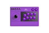 Gaming accessoires - 8BitDo Arcade Stick for Nintendo Switch 1 & 2 - PC - Purple - Wireless Arcade stick - Nintendo Switch - 6922621509028