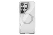 Mobiel - Covers & Cases - Nillkin Iceblade Prop Magnetic Case with Camera Cover and Stand MagSafe Compatible for Samsung Galaxy S26 Ultra - Clear Grey - 6902048307063