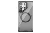 Mobiel - Covers & Cases - Nillkin Iceblade Prop Magnetic Case with Camera Cover and Stand MagSafe Compatible for Samsung Galaxy S26 Ultra - Clear Black - 6902048307070