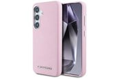 Mobiel - Covers & Cases - Karl Lagerfeld Saffiano Full Wrapped Elongated Metal Logo MagSafe Case for Samsung Galaxy S25+ - Pink - 3666339450274