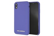 Mobiel - Covers & Cases - Karl Lagerfeld Silicone iPhone Xr Case - Purple - 3700740435557