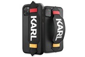 Mobiel - Covers & Cases - Karl Lagerfeld Strap Case for iPhone 11 Pro 5.8" - Black - 3700740467442