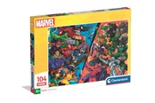 Puzzels - Clementoni Puzzle Super Marvel Heroes Vs Villains 104 pieces Vloer - 25059