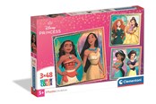 Puzzels - Clementoni Puzzle Square - Disney Princess 3x48 pieces Vloer - 25064