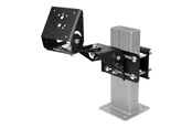 Muurbevestigingen, AV-bevestigingen & AV-meubels - Gamber-Johnson LLC Gamber-Johnson Dual Clam Shell with Arm and Large Plate mounting kit - black powder coat - Max - recommended for - 7160-0421