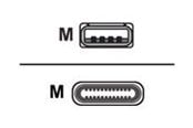 USB-kabel - Zebra - USB-C cable - USB to USB-C - CBL-MPM-USB1-01