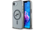 Mobiel - Covers & Cases - Karl Lagerfeld IML Metal Karl & Choupette Heads MagSafe iPhone 16e Case - Black - 3666339454227