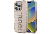 Mobiel - Covers & Cases - Karl Lagerfeld IML Rhinestones Logo iPhone 16 Pro Case - Pink - 3666339356842