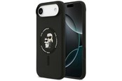 Mobiel - Covers & Cases - Karl Lagerfeld Silicone Karl&Choupette Ring MagSafe Case for iPhone 17 Air - Black - 3666339549541