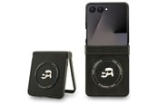 Mobiel - Covers & Cases - Karl Lagerfeld Karl&Choupette Pins MagSafe Case for Samsung Galaxy Z Flip 7 - Black - 3666339559366
