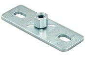 Buisophanging en koppelingen - Fischer GPL basisflens, M10 - 79666