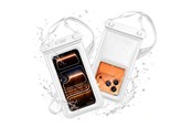 Mobiel - Covers & Cases - Tech-Protect UWC7 6.9" Waterproof Case - White - 5906302323944