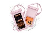 Mobiel - Covers & Cases - Tech-Protect UWC7 6.9" Waterproof Case - Pink - 5906302323951