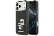 Mobiel - Covers & Cases - Karl Lagerfeld IML Aquarelle Karl & Choupette & Logo MagSafe Case for iPhone 17 Pro - Black - 3666339531195
