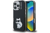 Mobiel - Covers & Cases - Karl Lagerfeld IML Aquarelle Choupette & Logo iPhone 16 Pro Case - Black - 3666339464400