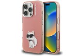 Mobiel - Covers & Cases - Karl Lagerfeld IML Aquarelle Choupette & Logo iPhone 16 Pro Case - Pink - 3666339464585