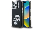 Mobiel - Covers & Cases - Karl Lagerfeld IML Aquarelle Karl & Choupette & Logo iPhone 16 Pro Case Black - 3666339464769