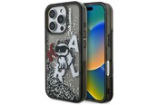 Mobiel - Covers & Cases - Karl Lagerfeld Liquid Glitter Choupette Logo Case for iPhone 16 Pro - Black - 3666339464042