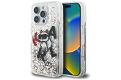 Mobiel - Covers & Cases - Karl Lagerfeld Liquid Glitter Choupette Logo Case for iPhone 16 Pro - Clear - 3666339464226
