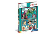 Puzzels - Clementoni Puzzle WD Classic 2x60 pieces Vloer - 24823
