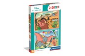 Puzzels - Clementoni Puzzle Disney Classic 2026 2x20 pieces Vloer - 24837