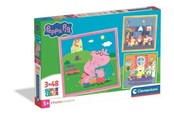 Puzzels - Clementoni Puzzle Peppa Pig 2026 3x48 pieces Vloer - 25001C
