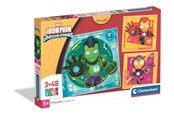 Puzzels - Clementoni Puzzle Square Iron Man and His Awesome 3x48 pieces Vloer - 25004