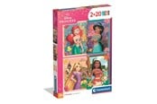 Puzzels - Clementoni Puzzle Disney Princess 2x20 pieces 2D Puzzels - 24092