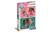 Puzzels - Clementoni Puzzle Disney Alice Bakery 2x60 pieces Vloer - 24814