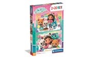 Puzzels - Clementoni Puzzle Gabby'S Dollhouse 2026 2x20 pieces Vloer - 24832