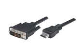 Beelscherm- en tv-kabel - TECHLY adapter cable - HDMI / DVI - 3 m - ICOC-HDMI-D-030