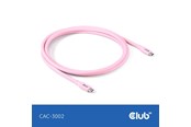 USB-kabel - Club 3D - USB-C cable - 24 pin USB-C to 24 pin USB-C - 2 m - CAC-3002