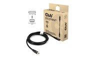 Beelscherm- en tv-kabel - Club 3D - video adapter cable - 24 pin USB-C to Mini DisplayPort - 2 m - CAC-1561