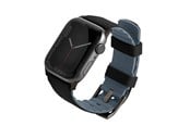 Smartwatch - Accessoires - UNIQ Linus Airosoft Silicone Strap for Apple Watch 42 / 44 / 45 mm - Black - 8886463680896