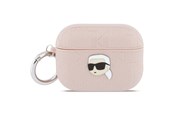 Mobiel - Overige accessoires - Karl Lagerfeld Monogram Karl Head Case for AirPods Pro 3 - Pink - 3666339574659