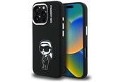 Mobiel - Covers & Cases - Karl Lagerfeld Silicone Karl Sketch MagSafe Case for iPhone 16 Pro - Black - 3666339462604