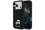 Mobiel - Covers & Cases - Karl Lagerfeld Rhinestones Karl&Choupette Pin Case for iPhone 17 Pro - Black - 3666339603335