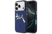 Mobiel - Covers & Cases - Karl Lagerfeld IML Choupettes Karl Script Logo MagSafe Case for iPhone 17 Pro Max - Blue - 3666339606701