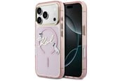 Mobiel - Covers & Cases - Karl Lagerfeld IML Choupettes Karl Script Logo MagSafe Case for iPhone 17 Pro Max - Pink - 3666339606220
