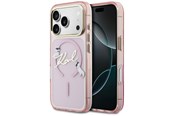 Mobiel - Covers & Cases - Karl Lagerfeld IML Choupettes Karl Script Logo MagSafe Case for iPhone 17 Pro - Pink - 3666339606213