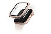 Smartwatch - Accessoires - UNIQ Voute Tempered Glass Case for Apple Watch 10 46mm - Rose Gold - 8886463691946