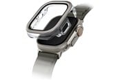 Smartwatch - Accessoires - UNIQ Voute Tempered Glass Case for Apple Watch Ultra 49mm - Silver - 8886463691960