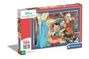 Puzzels - Clementoni Puzzle Pinocchio 104 pieces Vloer - 25756