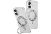 Mobiel - Covers & Cases - UNIQ Swivix 360 Rotating Kickstand Case for iPhone 16 Plus - Transparent - 8886463691991